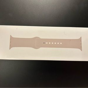 White Apple Watch sports band
